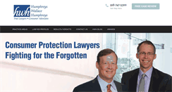 Desktop Screenshot of hwh-law.com
